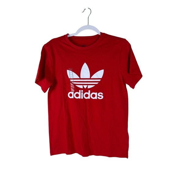 adidas Other - NWT Adidas Originals Kids Youth Red Trefoil Logo T Shirt Large 13/14 IY7243